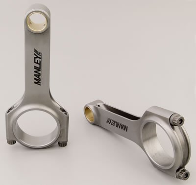 Manley Steel H-Beam Connecting Rods 14050-1 Rod, 4340 H-Beam, Cap Screw, Bushed, Chevy, Small Block, Each