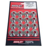 Manley Titanium Valve Spring Retainers 23662-16 Retainers, Titanium, 10 Degree, 1.625 in. Outside Diameter, .640 in. Inside Diameter, Set of 16 thumbnail 1