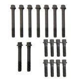 Manley Superior Head Bolts 42313 Cylinder Bolts, Steel, Natural, Hex Head, Chevy, Small Block, with Brodix Aluminum, Pontiac Heads, 1-Head thumbnail 1