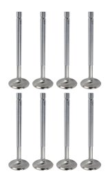 Manley Race Master Valves 11799-8 Valves, Exhaust, Stainless Steel, 1.625 in. Diameter, .3415 in. Stem, 5.165 in. Length, Chevy, Small Black, Each thumbnail 1