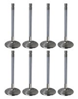 Manley Extreme Duty Series Stainless Steel Valves 11822-8 Valves, Intake, Steel, 2.190 in. Diameter, .341 in. Stem, 5.344 in. Length, Chevy, Ford, Set of 8 thumbnail 2