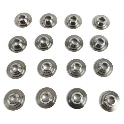 Manley Titanium Valve Spring Retainers 23640-16 Retainers, Titanium, 10 Degree, 1.625 in. Outside Diameter, .850 in. Inside Diameter, Set of 16 thumbnail 1
