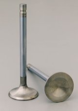 Manley Race Series Stainless Steel Valves 11863-1 Valve, Exhaust, Steel, 1.600 in. Diameter, .341 in. Stem, 4.951 in. Length, Chevy, Each thumbnail 1