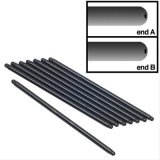 Manley Chromoly Swedged End Pushrods 25918-8 Pushrods, Steel, Heat-Treated, 3/8 in. Diameter, 10.650 in. Length, Universal, Set of 8 thumbnail 1