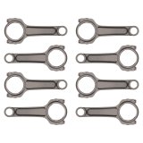Manley Pro Series I-Beam Connecting Rods 14166-8 Rods, 4340 I-Beam, Cap Screw, Bushed, 6.535 in. Length, Chevy, Big Block, Set of 8 thumbnail 7