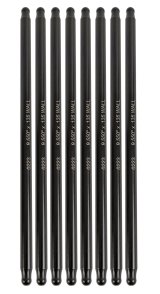 Manley Chromoly Swedged End Pushrods 25370-8 Pushrods, Heat-treated, Chromoly, Ball Tips, 3/8 in. Diameter, 9.550 in. Overall Length, Set of 8 thumbnail 2