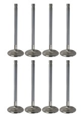 Manley Race Series Stainless Steel Valves 11881-8 Valves, Exhaust, Steel, 1.880 in. Diameter, .341 in. Stem, 5.422 in. Length, Chevy, Set of 8 thumbnail 2