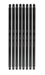 Manley Chromoly Swedged End Pushrods 25354-8 Pushrod, Heat-treated, Chromoly, 3/8 in. Diameter, Ball Tips, 8.750 in. Length, Set of 8 thumbnail 2