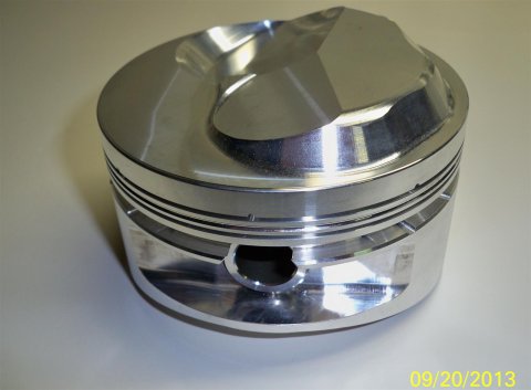 Manley Platinum Series Pistons 697660-8 Piston, Forged, Dome, 4.560 in. Bore, Chevy, Set of 8