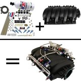 Nitrous Express (NX) Oxide Systems INTAKE022 FACTORY LS7 INTAKE W/ NX PIRANHA DIRECT PORT thumbnail 1