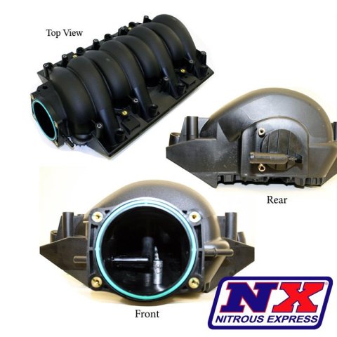 Nitrous Express (NX) Oxide Systems INTAKE023 FACTORY LS7 INTAKE W/ HIDDEN NITROUS SPRAY BAR