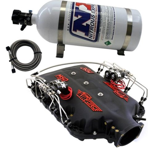 Nitrous Express MSD AirForce Direct Port Intake Manifold Kits for 2016-2021 CAMARO, 2014-2019 CORVETTE - INTAKE035 Oxide System, Port, Airforce Intake, 500 HP, Kit