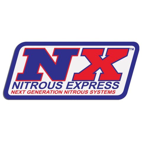 Nitrous Express Decals 15995 Decal, Large Bumper Sticker
