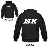 Nitrous Express NX Logo Hooded Sweatshirts 16594 Sweatshirt, Cotton, Black, Pullover, Logo, Men's Small, Each thumbnail 1