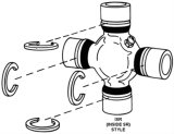 Spicer Drivetrain Products Light Duty U-Joints 5-3211X U-Joint, Duty, American Axle 1344, Non-Greasable, Steel, Each thumbnail 2