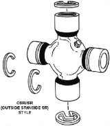Spicer Drivetrain Products Light Duty U-Joints for 1979 COUGAR, LTD II, THUNDERBIRD - 5-3255X U JOINT thumbnail 3