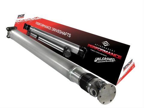 Spicer Drivetrain Products One-Piece Aluminum Driveshafts for 2005-2010 MUSTANG - 10001766 Driveshaft, Rear, One-piece, Assembled, Balanced, Aluminum, Ford, Each