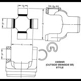 Dana Spicer Drivetrain Products U-Joints 5-3213X U-JOINT thumbnail 2