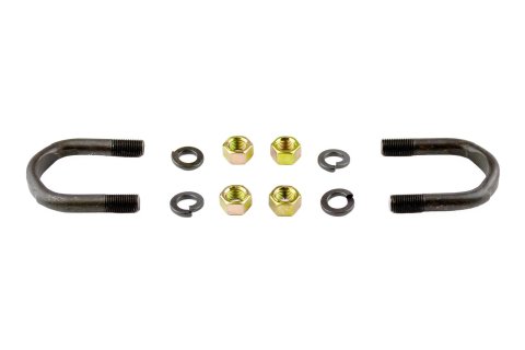 Spicer Drivetrain Products U-Joint U-Bolt Kits 3-94-18X Fasteners, Kits, 1350-1410 Style, Steel, Natural, 1.188 in. Bearing Cap O.D., Differential Location, Pair thumbnail 1