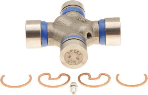 Spicer Drivetrain Products Light Duty U-Joints 5-1204X U-Joints, Duty, 1330 Ford, Greasable, Steel, Outside Snap Rings, Ford, Lincoln, Mazda, Mercury, Each