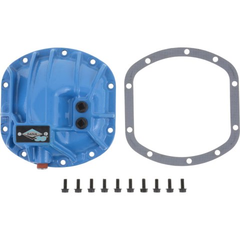 Dana Spicer Drivetrain Products Differential Covers 10048737 Cover, 2007 & Up Wrangler JK Non-Rubicon 30 Front Blue Nodular Iron - Performance (with hardware & Performance Gasket) thumbnail 2