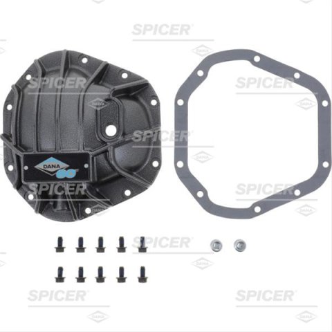 Dana Spicer Drivetrain Products Differential Covers 10048737 Cover, 2007 & Up Wrangler JK Non-Rubicon 30 Front Blue Nodular Iron - Performance (with hardware & Performance Gasket) thumbnail 4