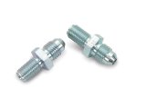 Earl's Performance Brake System Adapters 591982ERL Fitting, Adapter, -4 AN to 3/8-24 in. Inverted Flare Long, Steel, Nickel Plated, Pair thumbnail 3