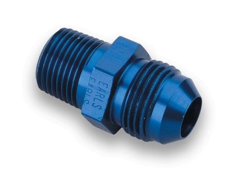 Earl's Performance AN to Metric Adapter Fittings 9919DFHERL Fitting, Adapter, Threads, Straight, Aluminum, Blue Anodized, -6 AN, M14 x 1.5, Each thumbnail 3