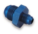 Earl's Performance Reducers 991912ERL Fitting, Reducer, AN to AN, Straight, Aluminum, Blue Anodized, -8 AN, -6 AN, Each thumbnail 1