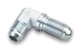 Earl's Performance Bulkhead Adapter Fittings 963303ERL Fitting, 90 Degree, Union, -3 AN, Steel, Zinc Plated, Each thumbnail 3