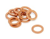 Earl's Performance Crush Washers 177101ERL Washers, 10mm, Copper, Set of 10 thumbnail 1