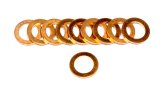 Earl's Performance Crush Washers 177101ERL Washers, 10mm, Copper, Set of 10 thumbnail 2