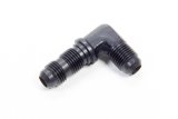 Earl's Performance Bulkhead Adapter Fittings AT983306ERL Fitting, Bulkhead, 90 Degree, -6 AN to -6 AN Male, Aluminum, Black Anodized, Each thumbnail 3