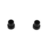 Earl's Performance Sleeves AT581904ERL Fitting, Tube Sleeve, -4 AN, Aluminum, Black Anodized, Pair thumbnail 1