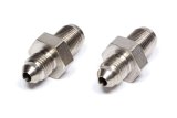 Earl's Performance Brake System Adapters 592054ERL Fittings, Brake, Male -4 AN Male to 12mm x 1.0 Male UniFlare Adapter, Steel, Nickel Plated, Pair thumbnail 6