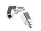 Earl's Performance Oil Pressure Gauge Installation Kits LS0032ERL Supply Line, Braided Stainless Steel, -3 AN, 3 ft. Includes Adapters, Chevrolet, LS Engine, Kit thumbnail 2