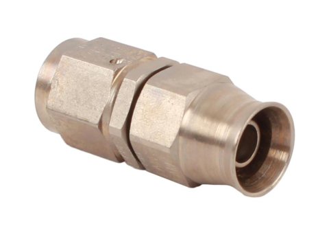 Earl's Performance Speed-Seal Hose Ends 600106ERL Fitting, End, Speed-Seal, Straight, -6 AN to Female -6 AN, Steel, Zinc Plated, Each