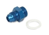 Earl's Performance Carburetor Inlet Fittings 991941ERL Fitting, Inlet, -6 AN Male Hose End to 5/8-20 in. Male Thread, Aluminum, Blue, Each thumbnail 3