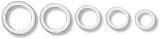 Earl's Performance Crush Washers 177006ERL Washers, -6 AN, Aluminum, Set of 10 thumbnail 1
