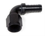 Earl's Performance Auto-Mate Hose Ends AT709116ERL Fitting, End, Auto-Crimp, 90 Degree, Aluminum, Black Anodized, -16 AN, Female, Each thumbnail 1