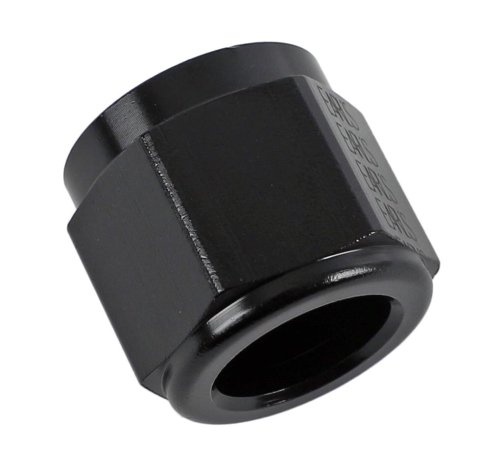 Earl's Performance Tube Nuts AT981808ERL Nuts, Aluminum, Black Anodized, -8 AN Female Threads, Each thumbnail 2