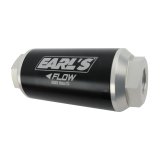 Earl's Performance Billet Inline 100 Microns Fuel Filter with -8 AN Inlet Size 230628ERL Filter, Inline, Aluminum Housing, Stainless Mesh Element, O-ring Female Threads Inlet/Outlet, Each thumbnail 1