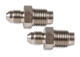 Earl's Performance Brake System Adapters 562047ERL Fittings, Brake, Male -4 AN to Male 1/2 in.-20 Thread, Inverted Flare, Steel, Nickel Plated, Pair thumbnail 3