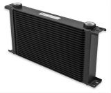 Earl's Performance UltraPro Oil Coolers 820ERL Fluid Coolers, Coolers, Plate, 20-row, Aluminum, Black, 2.00 in. x 16.00 in. x 6.06 in., -10 AN O-ring Inlet/Outlet, Female O-ring, Each thumbnail 4