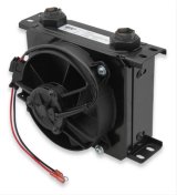 Earl's Performance UltraPro Fan Pack Oil Coolers FP219ERL Fluid Coolers, Coolers, Tube and Fin, 19-row, Aluminum, Black, Single Fan, 342 cfm, Each thumbnail 2