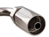 Earl's Performance Power Steering Hose Ends 131206ERL Fitting, End, Steering, 120 Degree, -6 AN to -6 AN Female Thread, Steel, Nickel Plated, Each thumbnail 2
