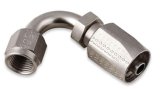 Earl's Performance Power Steering Hose Ends 131206ERL Fitting, End, Steering, 120 Degree, -6 AN to -6 AN Female Thread, Steel, Nickel Plated, Each thumbnail 3