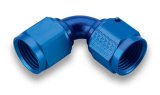 Earl's Performance Couplers 935108ERL Fitting, Coupler, Union, AN to AN, 90 Degree, Aluminum, Blue Anodized, -8 AN, -8 AN, Each thumbnail 3