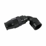 Earl's Performance UltraPro Hose Ends 629108ERL Ends, UltraPro, Reusable Swivel, 90 degree, -8 AN Size, Aluminum, Black Anodized, Each thumbnail 1