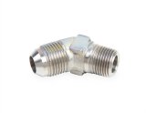 Earl's Performance AN to NPT Adapter Fittings SS982303ERL Fitting, Adapter, NPT, 45 Degree, Stainless Steel, Natural, -3 AN, 1/8 in. NPT, Each thumbnail 2